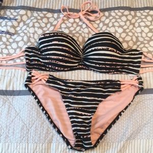 Candie’s two-piece swimsuit.